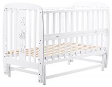 Кровать Babyroom Друзья DDMYO-2 маятник, откидная сторона бук белый